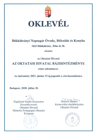  „Jó gyakorlat” – a környező világ tevékeny megismerése óvodánk nagycsoportjában galéria kép 1 